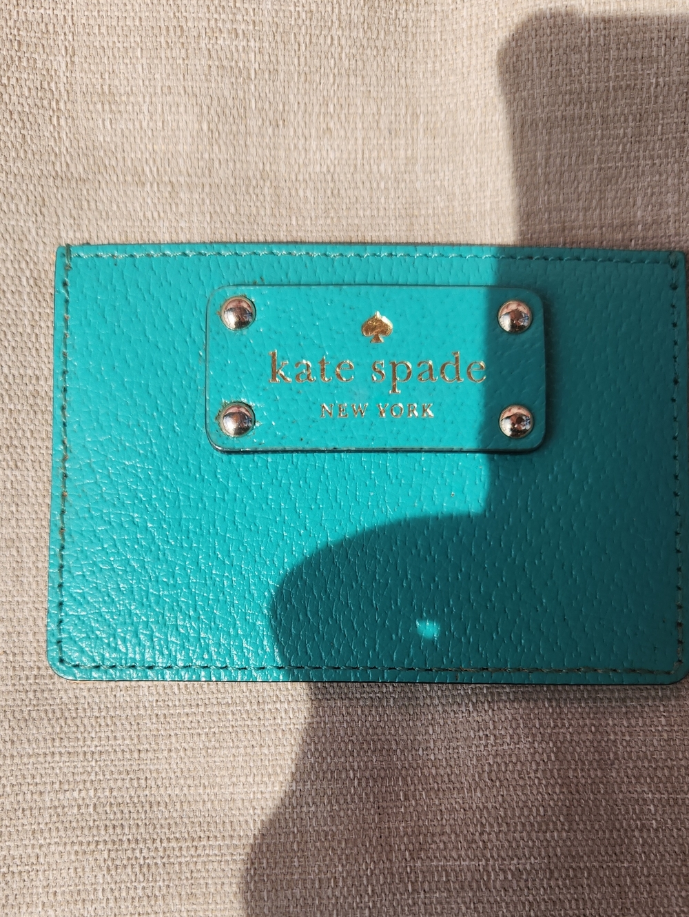 kate spade Teal Card Holder